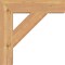 Ekena Millwork Traditional Block Smooth Bracket, Western Red Cedar, 3 1/2"W x 18"D x 18"H BKT04X18X18TRA05SWR - alternate 2
